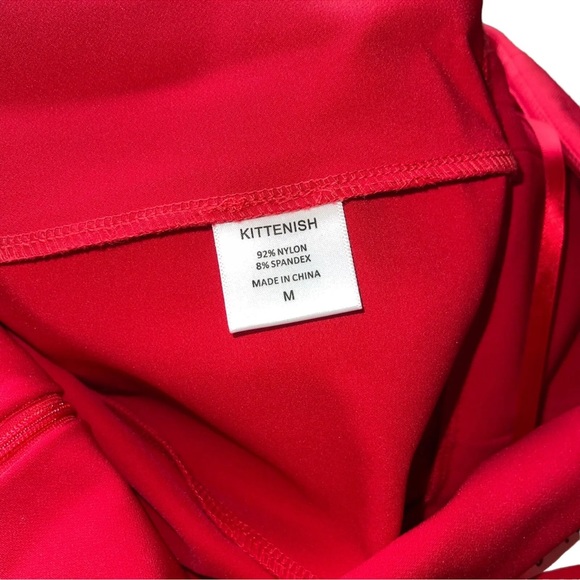 Kittenish Red Strapless Jumpsuit - Picture 13 of 13